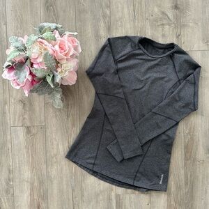 REEBOK GRAY THERMAL LONG SLEEVE BASE LAYER | SZ‎ L